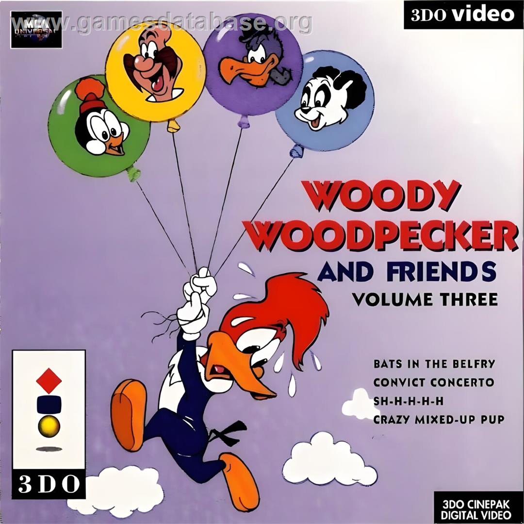 Woody Woodpecker And Friends - Volume Three - Panasonic 3DO - Artwork - Box