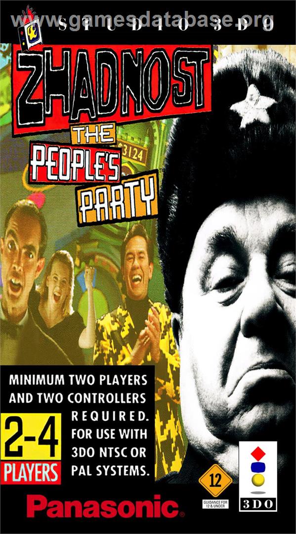 Zhadnost - The Peoples Party - Panasonic 3DO - Artwork - Box