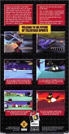Box back cover for Battlesport on the Panasonic 3DO.