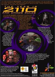 Box back cover for Blade Force on the Panasonic 3DO.