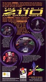 Box back cover for Blade Force on the Panasonic 3DO.