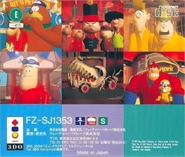 Box back cover for Chiki Chiki Machine Mou Race 2 - In Space on the Panasonic 3DO.