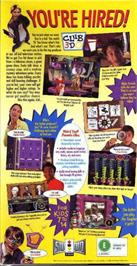 Box back cover for Club 3DO: Station Invasion on the Panasonic 3DO.