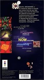 Box back cover for Digital Dreamware on the Panasonic 3DO.