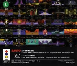 Box back cover for Dragon Tycoon Edge on the Panasonic 3DO.