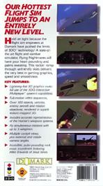 Box back cover for Flying Nightmares on the Panasonic 3DO.