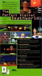 Box back cover for Immercenary on the Panasonic 3DO.