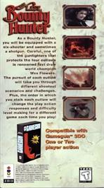 Box back cover for Last Bounty Hunter, The on the Panasonic 3DO.