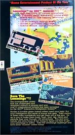 Box back cover for Lemmings on the Panasonic 3DO.