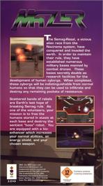 Box back cover for Mazer on the Panasonic 3DO.