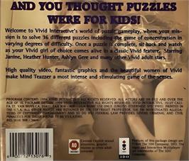 Box back cover for Mind Teazzer on the Panasonic 3DO.