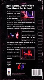 Box back cover for Night Trap on the Panasonic 3DO.