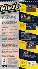 Box back cover for PaTaank on the Panasonic 3DO.