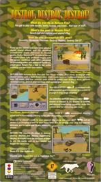 Box back cover for Return Fire on the Panasonic 3DO.
