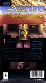 Box back cover for Seal Of The Pharaoh on the Panasonic 3DO.