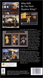 Box back cover for Shadow - War Of Succession on the Panasonic 3DO.