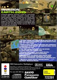 Box back cover for Shock Wave on the Panasonic 3DO.