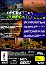 Box back cover for Shock Wave - Operation Jumpgate on the Panasonic 3DO.