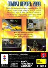 Box back cover for Total Eclipse on the Panasonic 3DO.