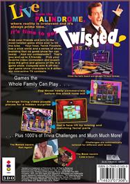 Box back cover for Twisted - The Game Show on the Panasonic 3DO.