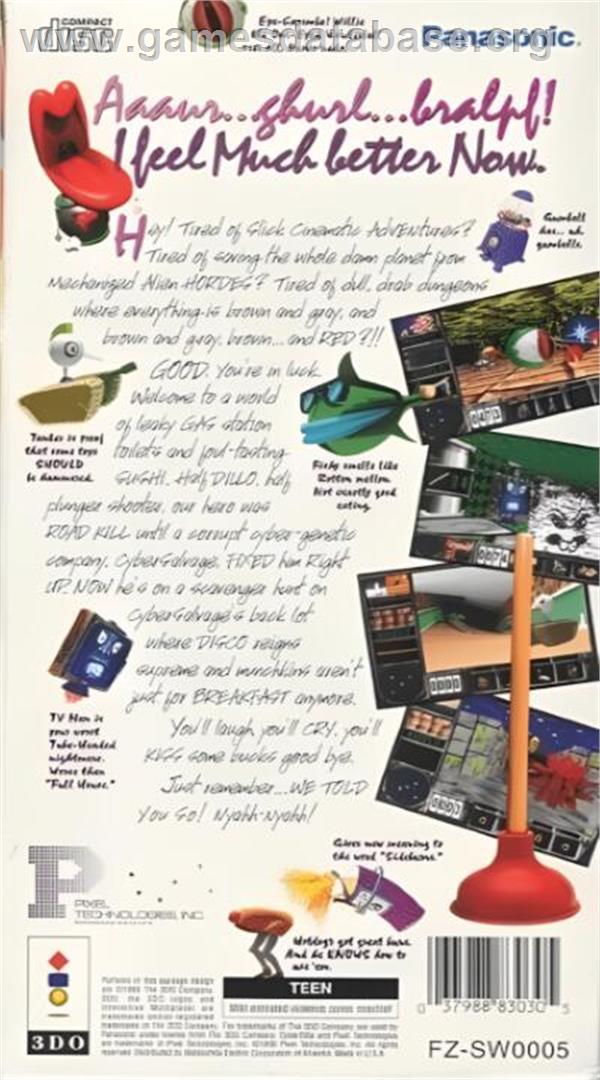 Cyberdillo - Panasonic 3DO - Artwork - Box Back