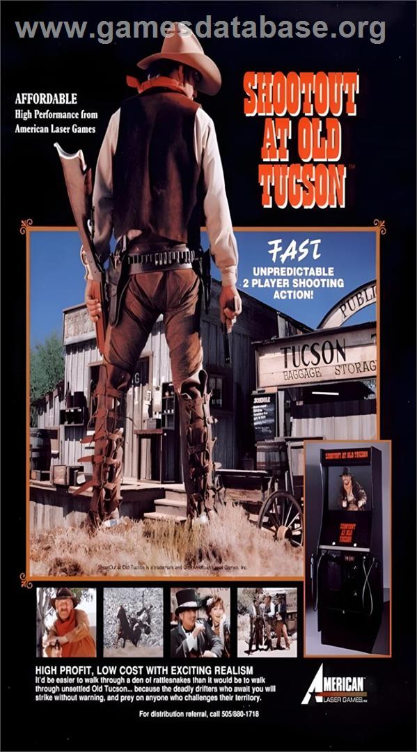 Shootout at Old Tucson - Panasonic 3DO - Artwork - Box Back