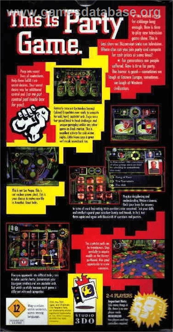 Zhadnost: The People's Party - Panasonic 3DO - Artwork - Box Back