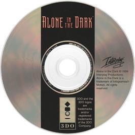 Cartridge artwork for Alone in the Dark on the Panasonic 3DO.