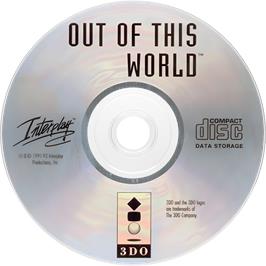 Cartridge artwork for Another World on the Panasonic 3DO.