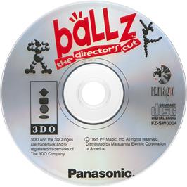 Cartridge artwork for Ballz - The Director's Cut on the Panasonic 3DO.