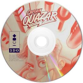 Cartridge artwork for Captain Quazar on the Panasonic 3DO.
