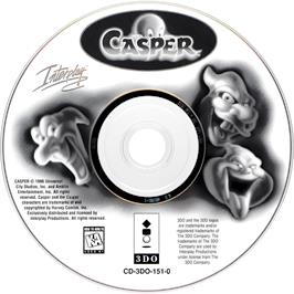 Cartridge artwork for Casper on the Panasonic 3DO.