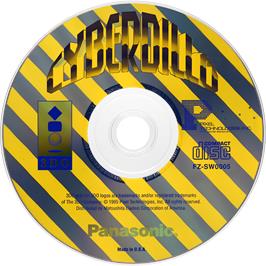 Cartridge artwork for Cyberdillo on the Panasonic 3DO.