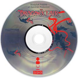 Cartridge artwork for Dragon's Lair on the Panasonic 3DO.