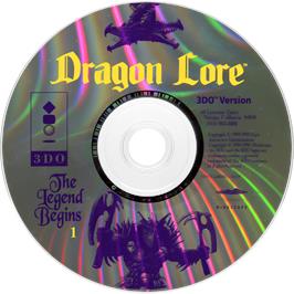 Cartridge artwork for Dragon Lore - The Legend Begins on the Panasonic 3DO.