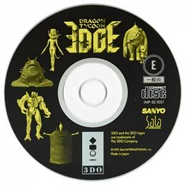 Cartridge artwork for Dragon Tycoon Edge on the Panasonic 3DO.