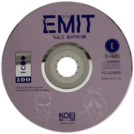 Cartridge artwork for EMIT Vol. 2 - Inochigake no Tabi on the Panasonic 3DO.