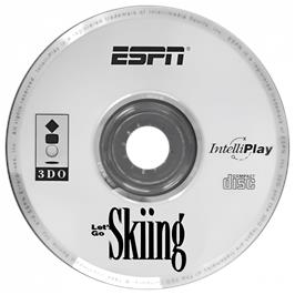 Cartridge artwork for Espn - Let's Go Skiing on the Panasonic 3DO.