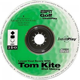 Cartridge artwork for Espn Golf - Lower Your Score With Tom Kite - Shot Making on the Panasonic 3DO.