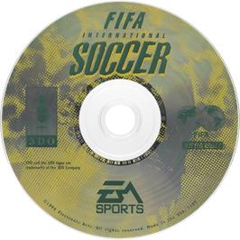 Cartridge artwork for Fifa International Soccer on the Panasonic 3DO.