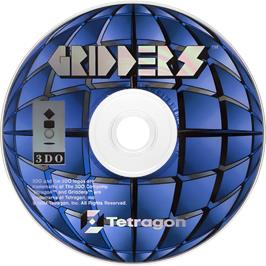 Cartridge artwork for Gridders on the Panasonic 3DO.