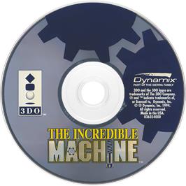 Cartridge artwork for Incredible Machine, The on the Panasonic 3DO.