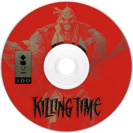 Cartridge artwork for Killing Time on the Panasonic 3DO.