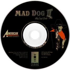 Cartridge artwork for Mad Dog II: The Lost Gold v2.04 on the Panasonic 3DO.