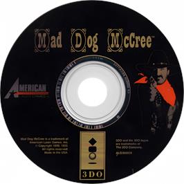 Cartridge artwork for Mad Dog Mccree on the Panasonic 3DO.