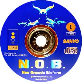 Cartridge artwork for N.O.B. - Neo Organic Bioform on the Panasonic 3DO.