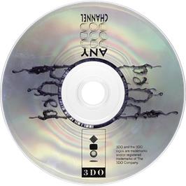 Cartridge artwork for PO'ed on the Panasonic 3DO.
