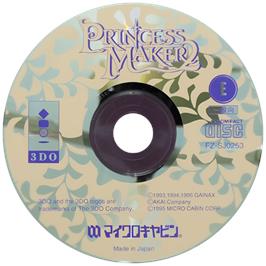Cartridge artwork for Princess Maker 2 on the Panasonic 3DO.