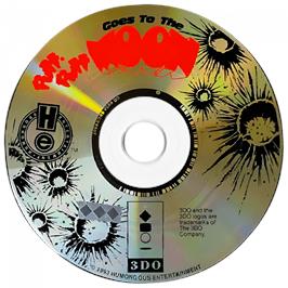 Cartridge artwork for Putt-Putt Goes to the Moon on the Panasonic 3DO.