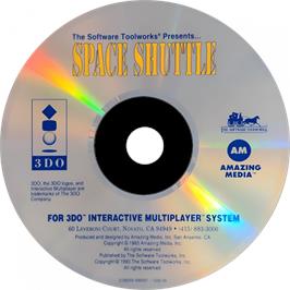 Cartridge artwork for Space Shuttle on the Panasonic 3DO.